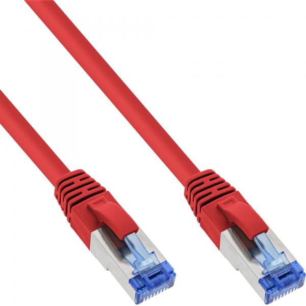 Cavo Patch Inline - S/ftp (pimf) - Cat.6a - Senza Alogeni - Rosso - 1 M