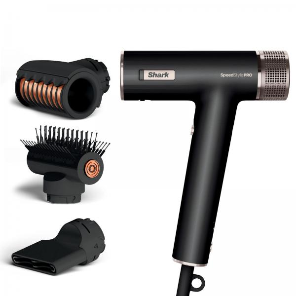 Shark Style Iq Hd731eu, Multistyler, Warm, Lockiges Haar, Glattes Haar, 110 °c, Schwarz, 2,4 M