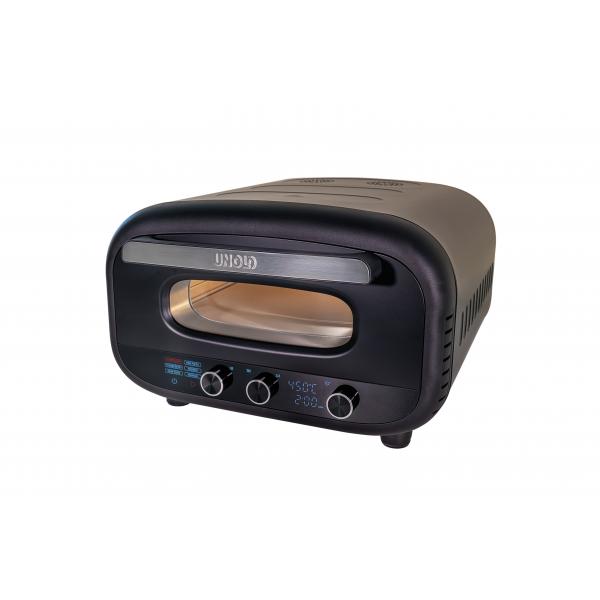 Unold Pizzaofen Don Alfredo 68805, 1 Pizza/pizzen, Schwarz, Edelstahl, 30 Cm, Digital, 450 °c