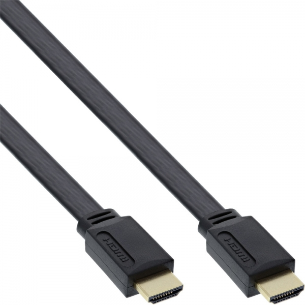 Cavo Piatto Inline Hdmi Ad Alta Velocità Con Ethernet - Disponibile Contatti - Neri - 5 M