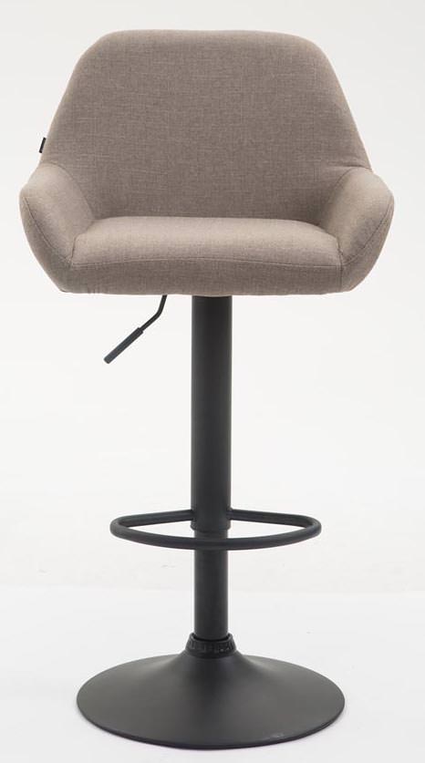 2er Set Barhocker Braga Stoff Schwarz - Image 3