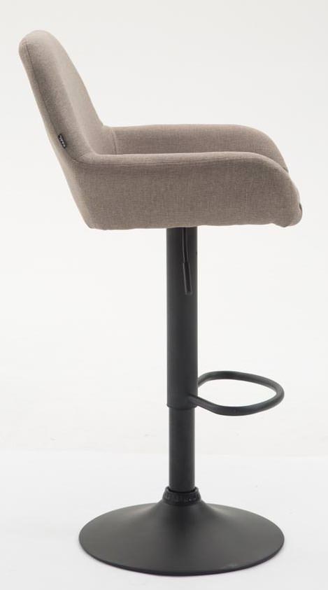 2er Set Barhocker Braga Stoff Schwarz - Image 4