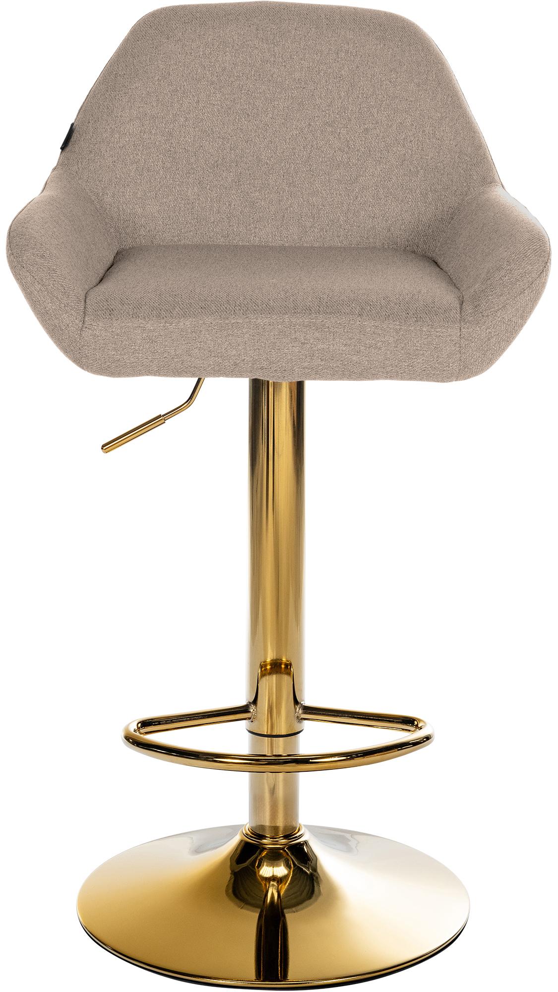 2er Set Barhocker Braga Gold Stoff - Image 5