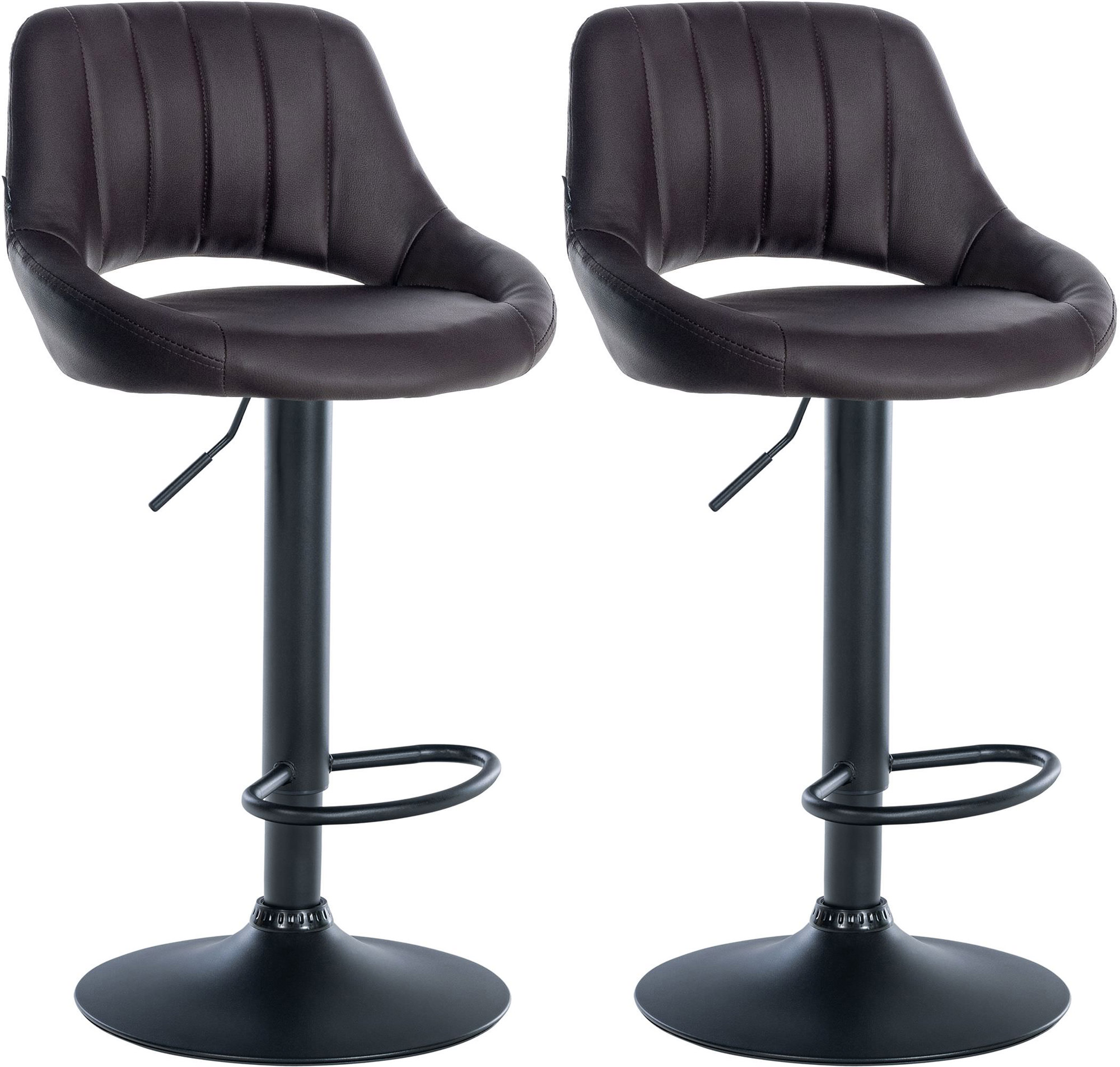 2er Set Barhocker Milet Kunstleder B