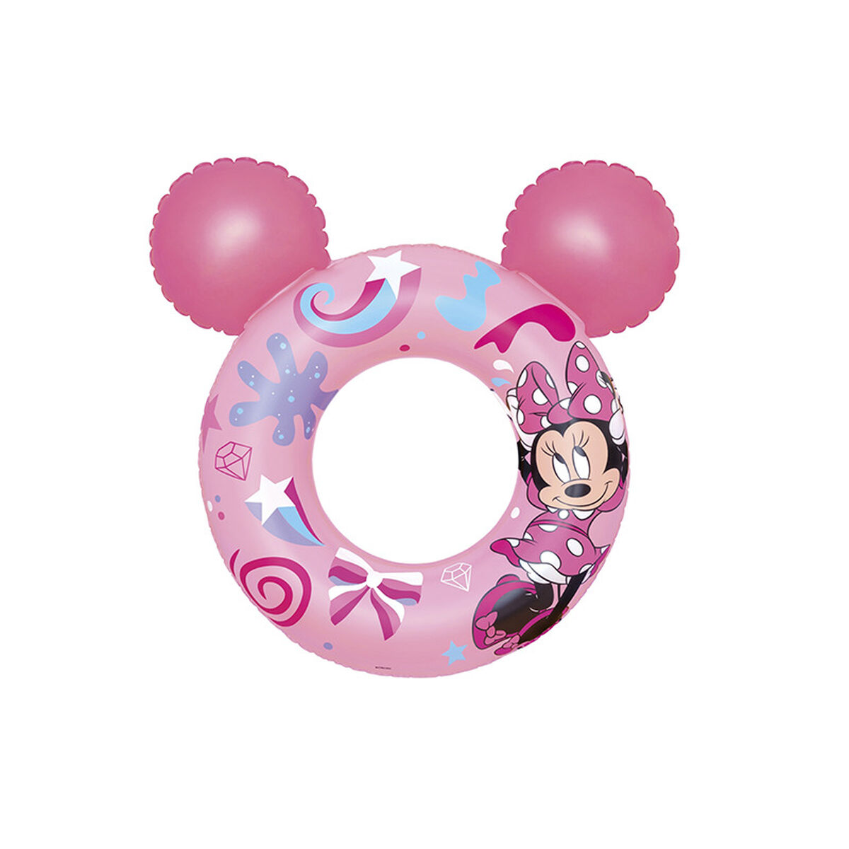 Bestway Galleggiante Disney Minnie Mouse Con Orecchie 74x76 Cm +3 A 6 Anni Piscina E Spiaggia 09111