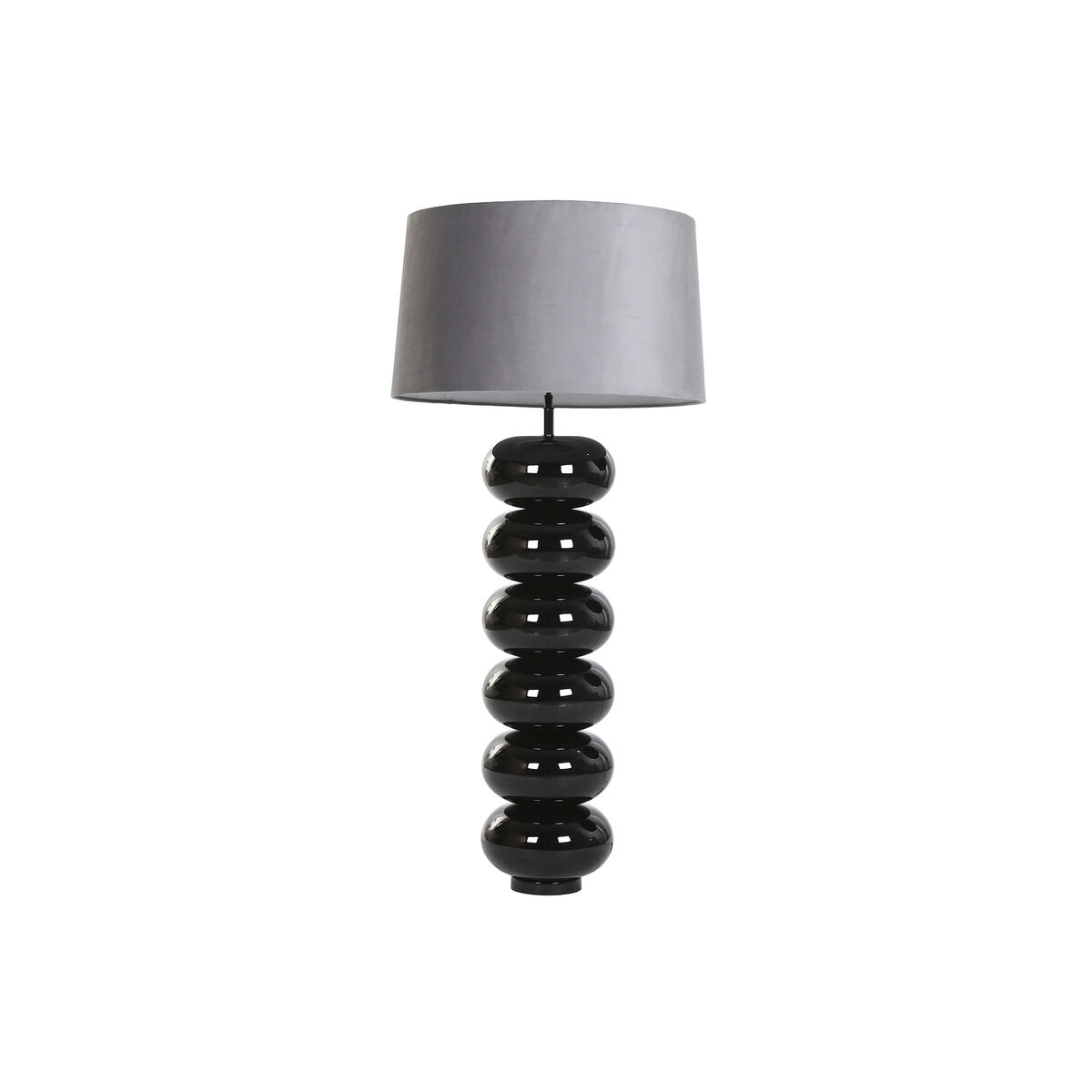 Lampada Da Tavolo Home Esprit Nero Grigio 50 W 220 V