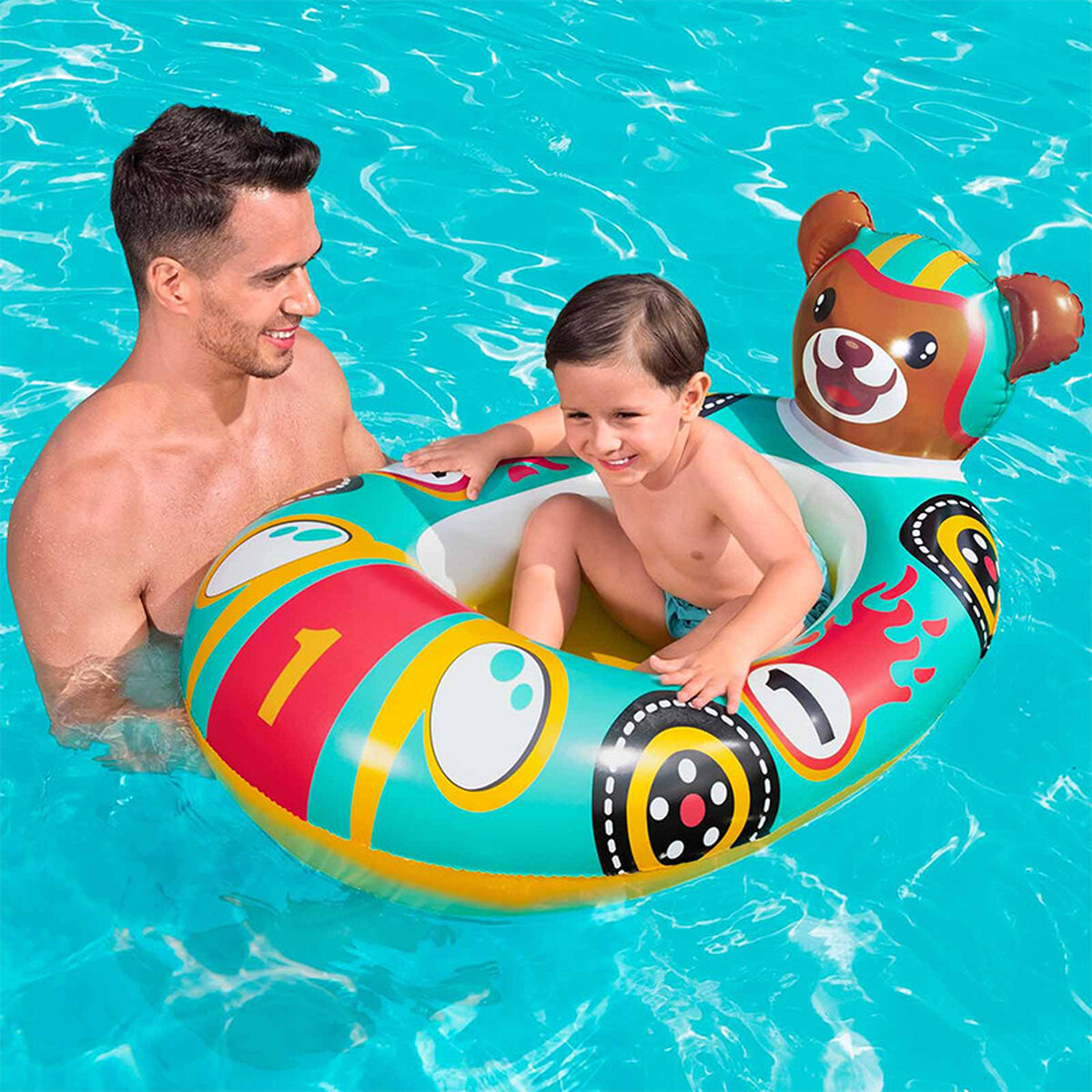 Bestway Barca Gonfiabile Per Bambini Volpe 94x66 Cm +3 Anni Spiaggia E Piscina 34168 - Image 4