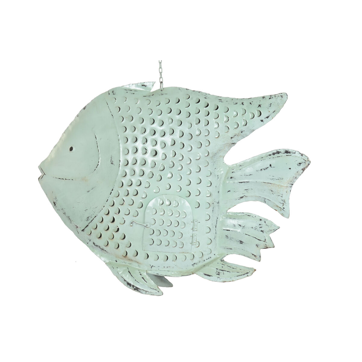Statua Decorativa Home Esprit Azzurro Pesce 108 X 16 X 80 cm
