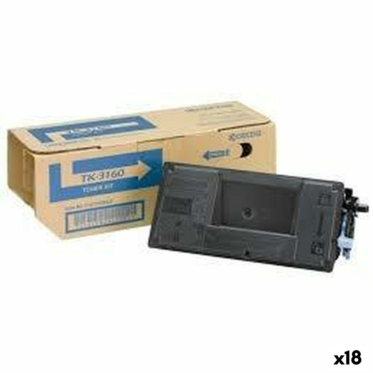 Toner Originale Kyocera Tk3160 Nero (18 Unità)