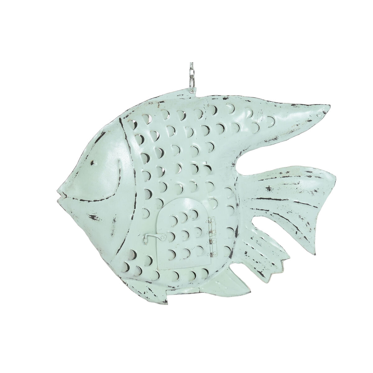 Statua Decorativa Home Esprit Azzurro Pesce 63 X 9 X 46 cm