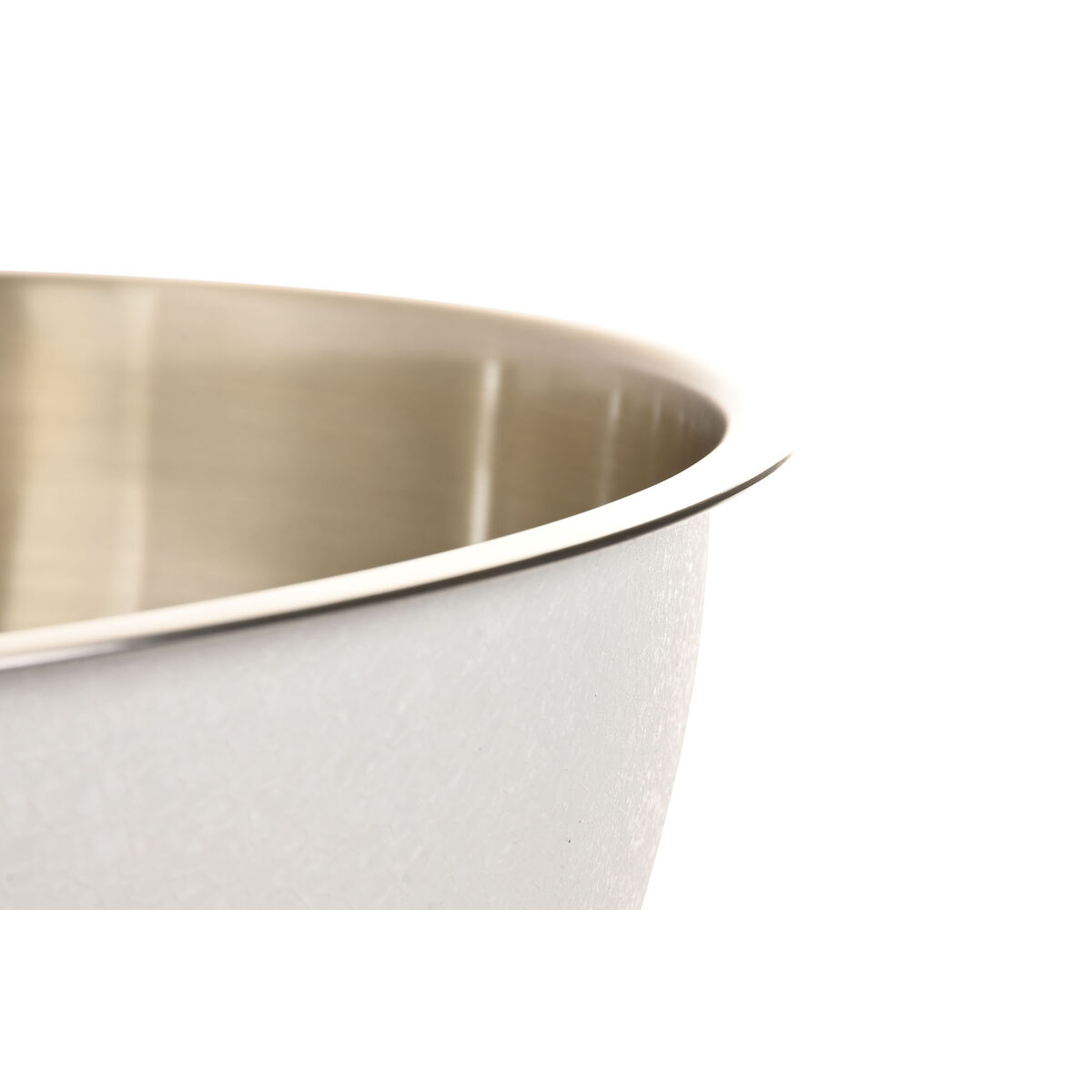 Refrigeratore Per Champagne Home Esprit Bianco Dorato Acciaio Inossidabile Alluminio Loft 40 X 40 X 23 cm - Image 3