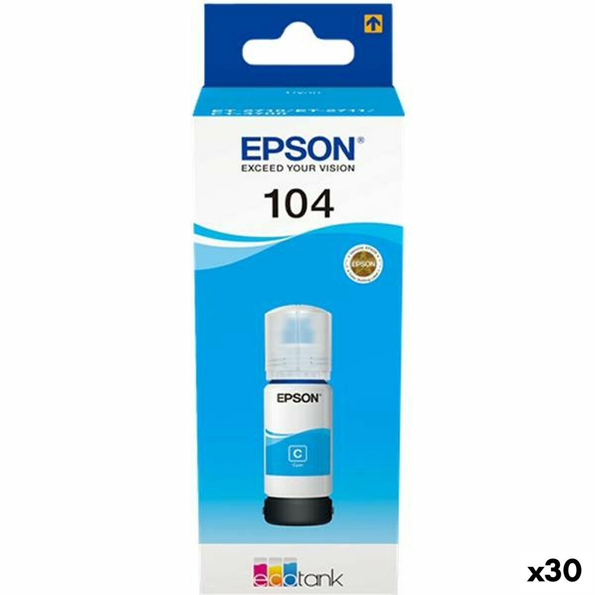 Ricarica Inchiostro Epson Nº 104 Ciano
