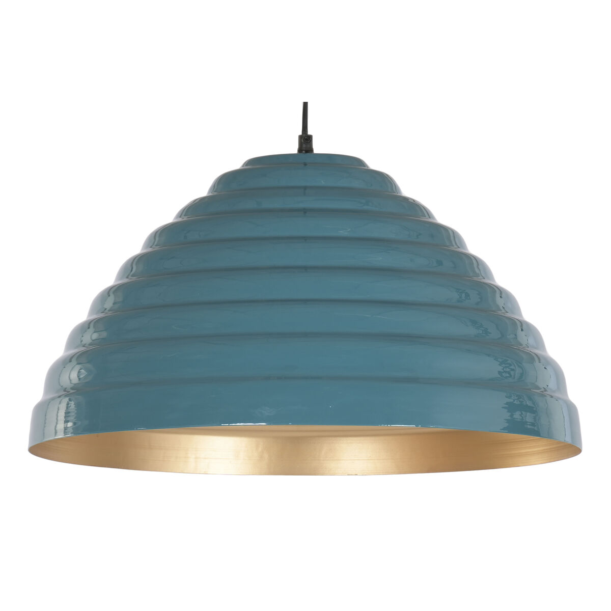 Lampadario Home Esprit Azzurro Metallo Ferro 50 W 50 X 50 X 28 cm - Image 6