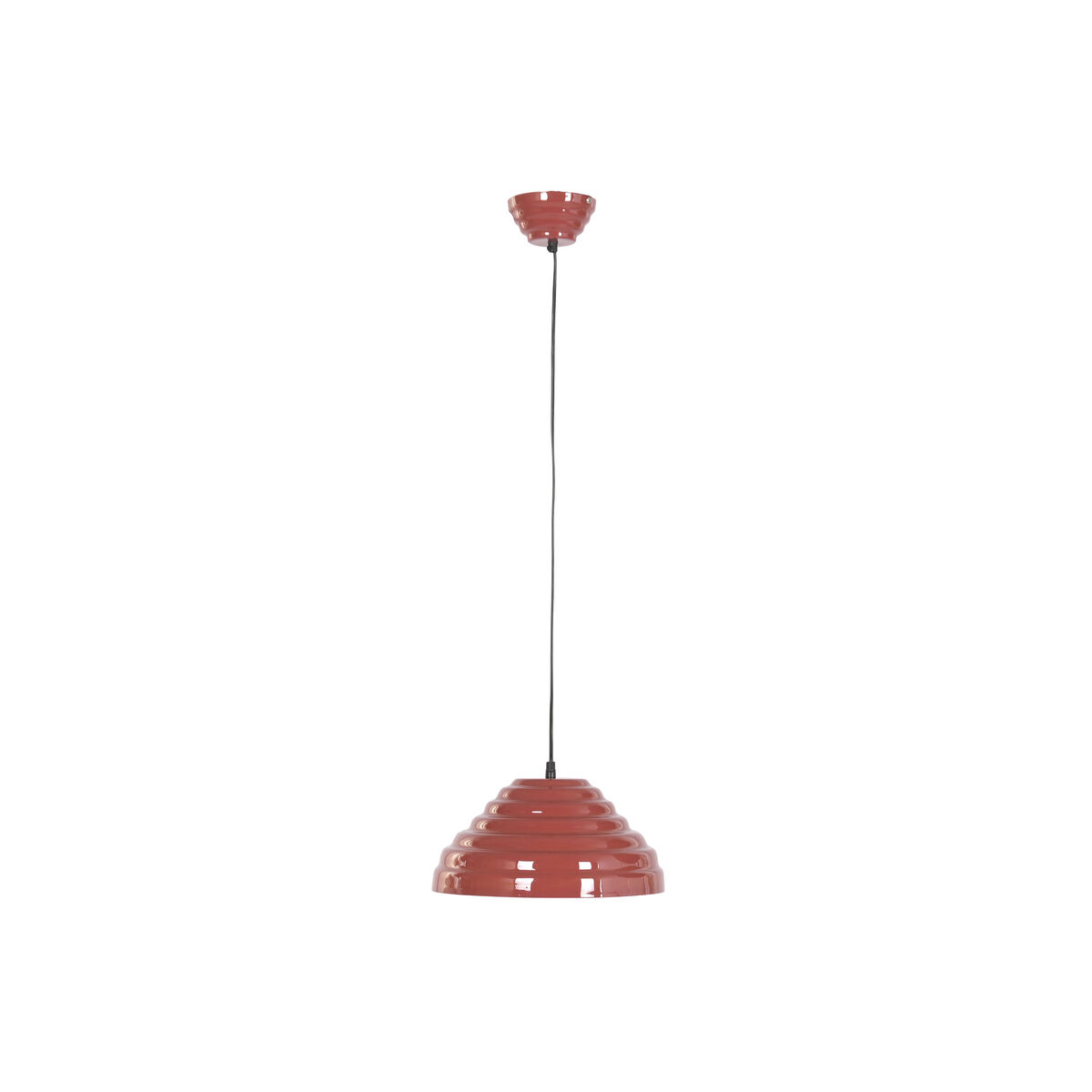 Lampadario Home Esprit Rosso Metallo Ferro 50 W 35 X 35 X 17 cm