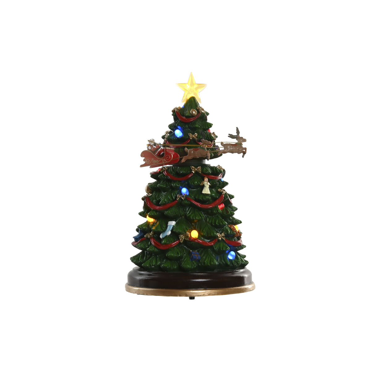 Albero Di Natale Home Esprit Multicolore Polipropilene Musicale
