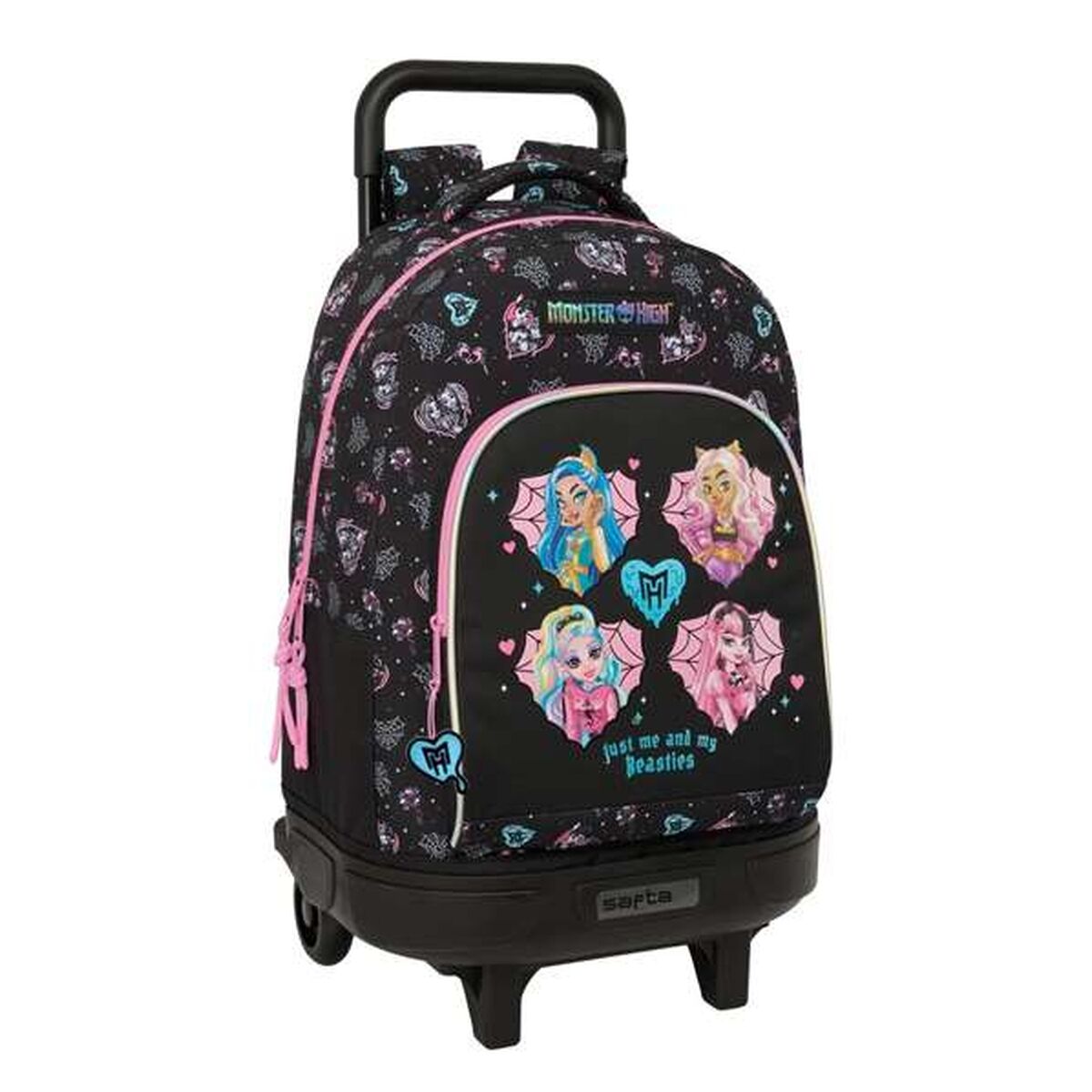 Zaino Scuola Monster High Nero 33 X 45 X 22 cm