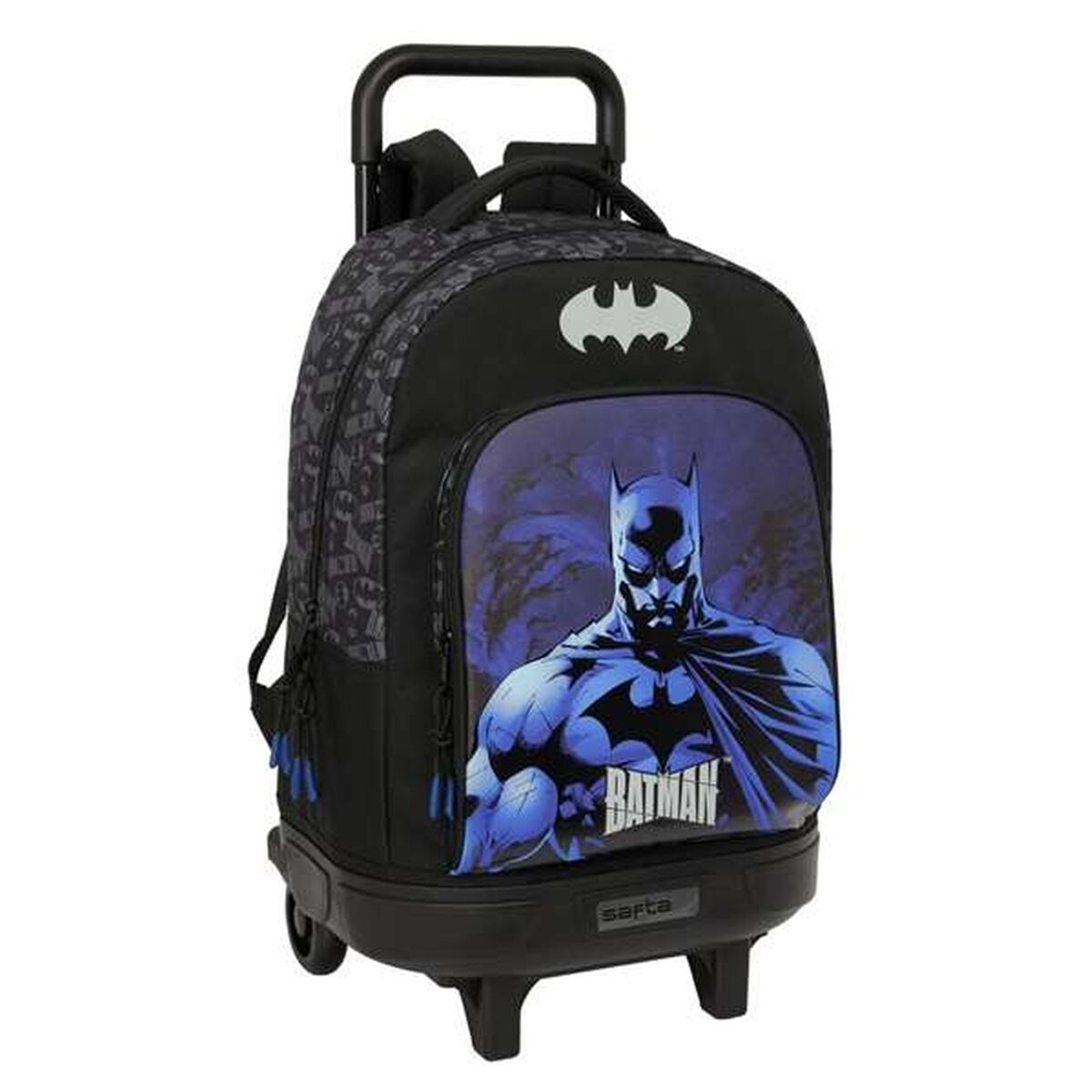 Trolley Per La Scuola Batman Nero 33 X 45 X 22 cm