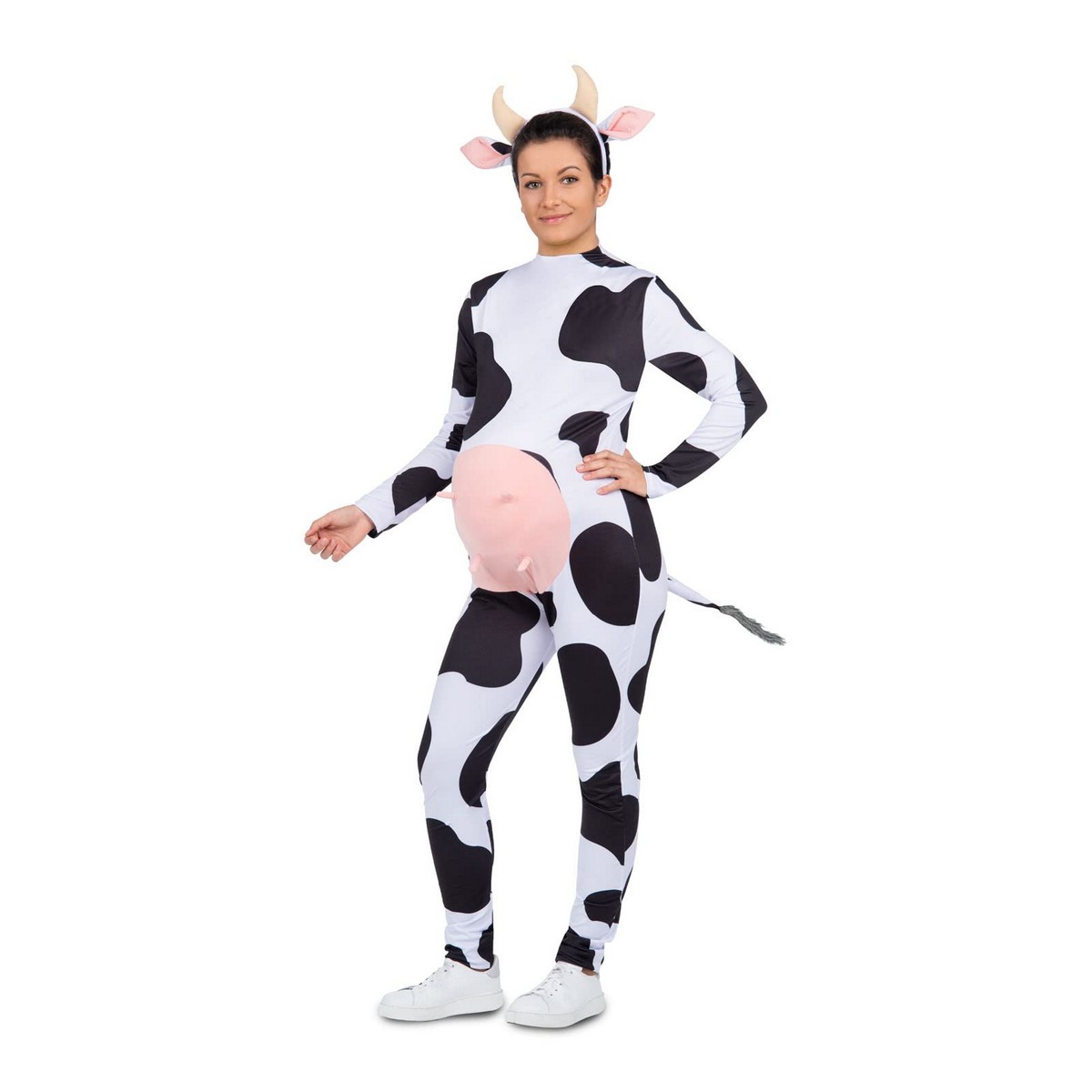 Costume Per Adulti My Other Me Bianco Mucca Taglia Unica M