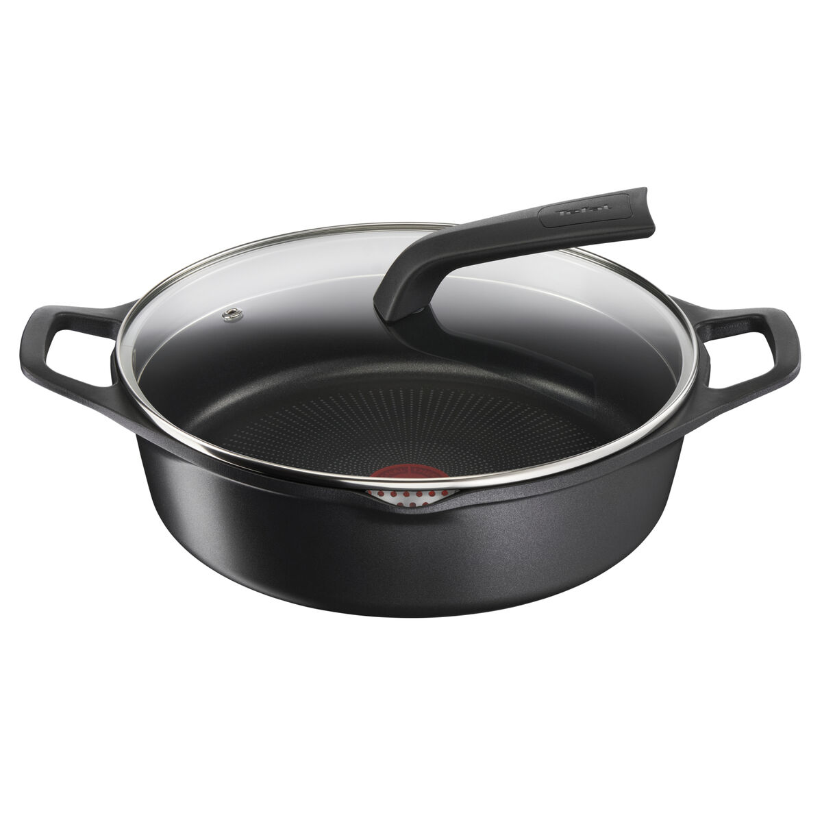 Casseruola Con Coperchio Tefal E2497244 Nero Ø 28 cm