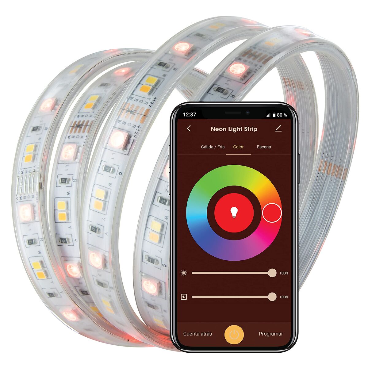 Strisce Led Muvit Io Bianco Multicolore F 5 M