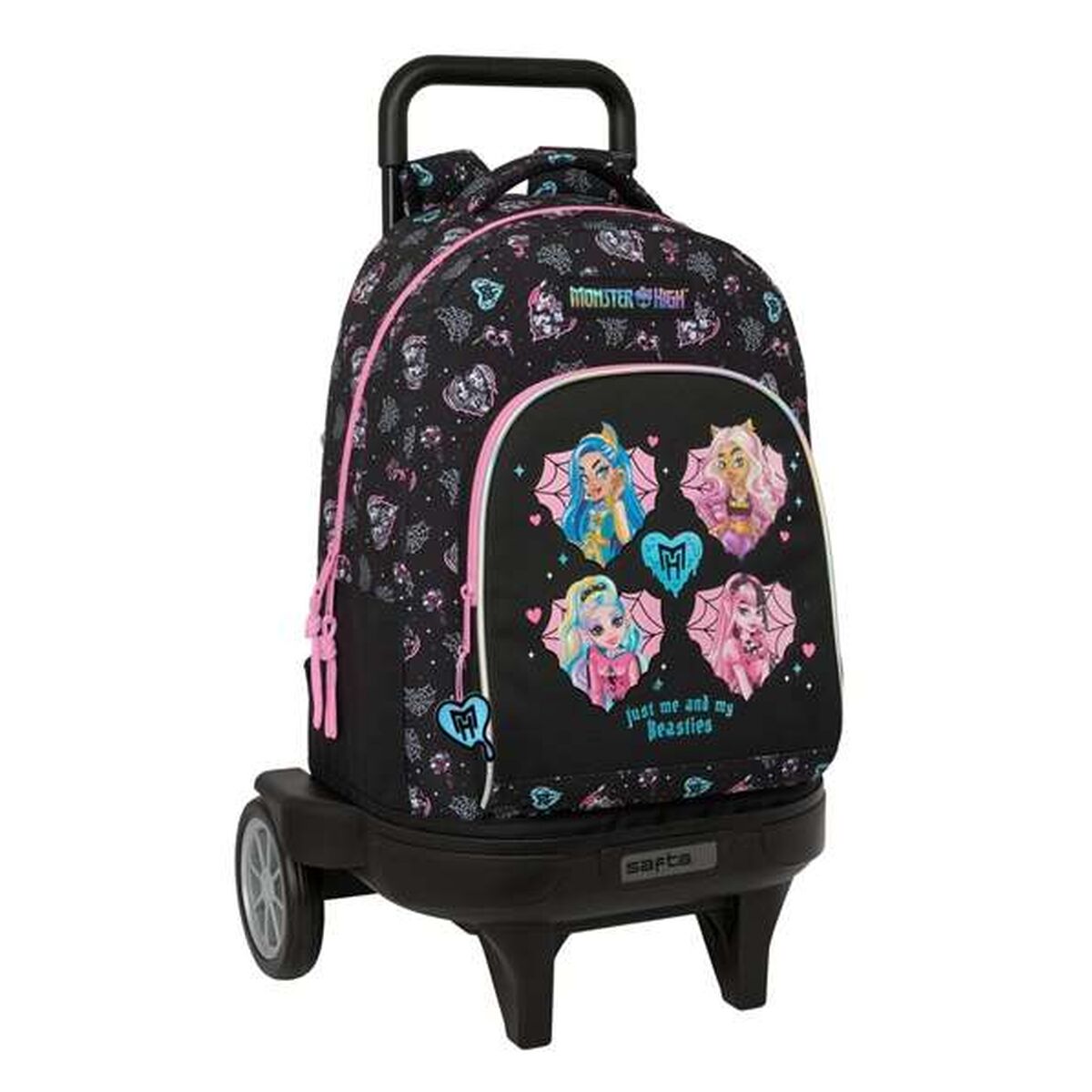 Zaino Scuola Monster High Nero 33 X 45 X 22 cm