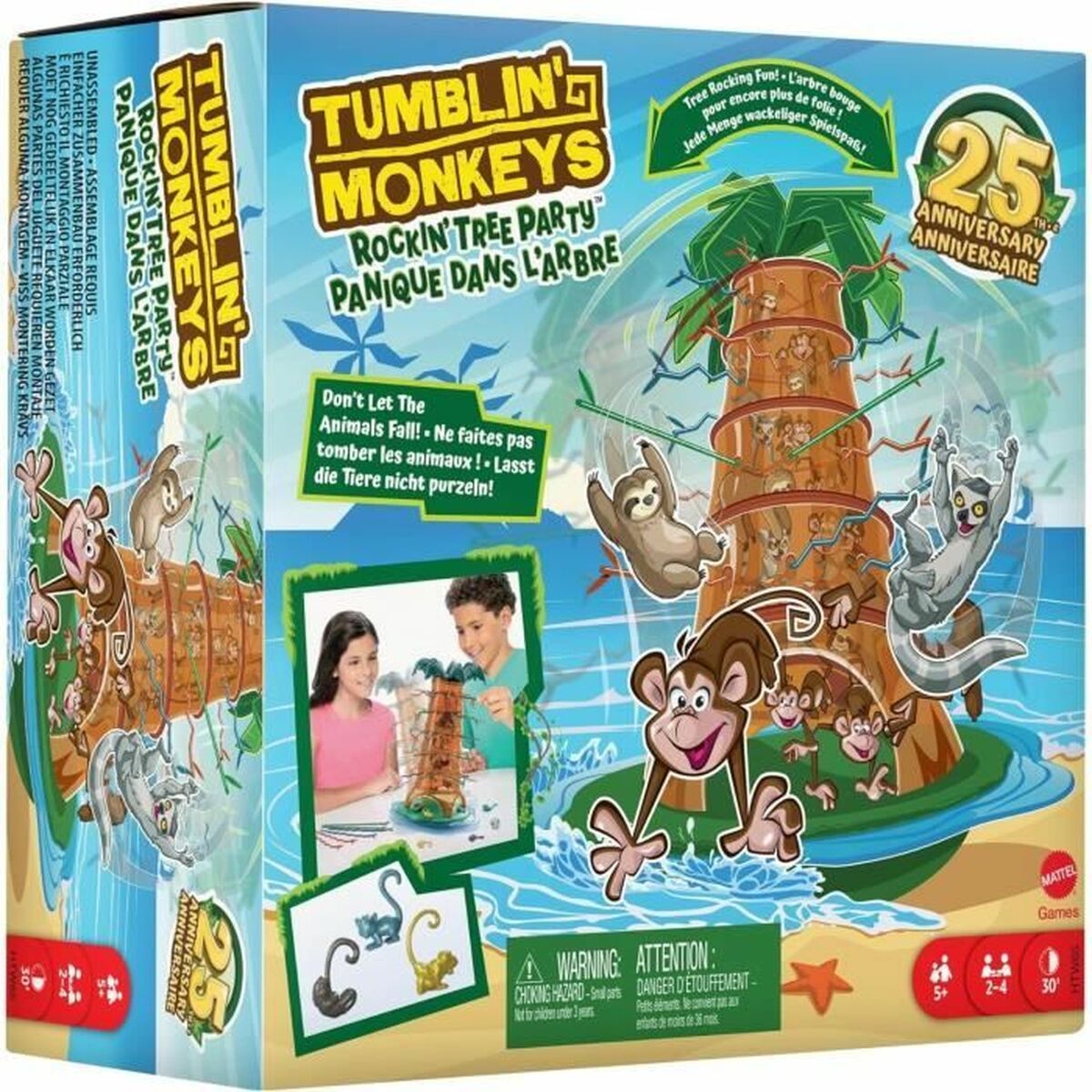 Gioco Da Tavolo Mattel Tumblin' Monkeys