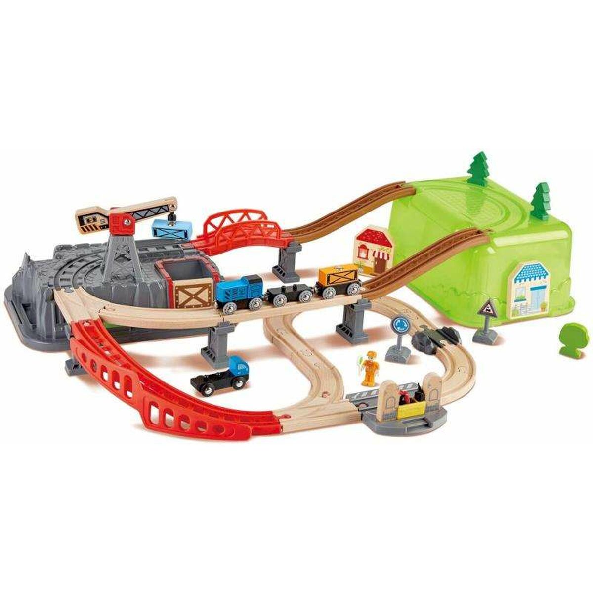 Playset Di Veicoli Hape (50 Unità)