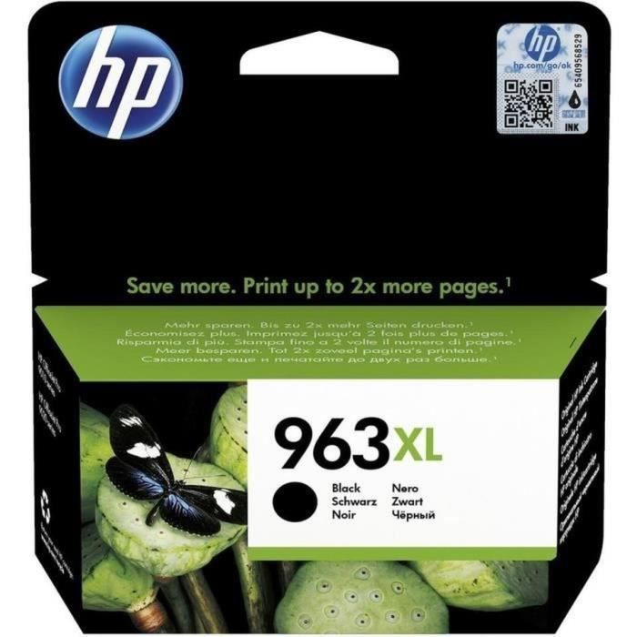 Hp 963xl 3ja30ae, Cartuccia D'inchiostro Nero Originale, Grande Capacità Per Stampanti AlL-IN-One Hp Officejet Pro 9010/9020