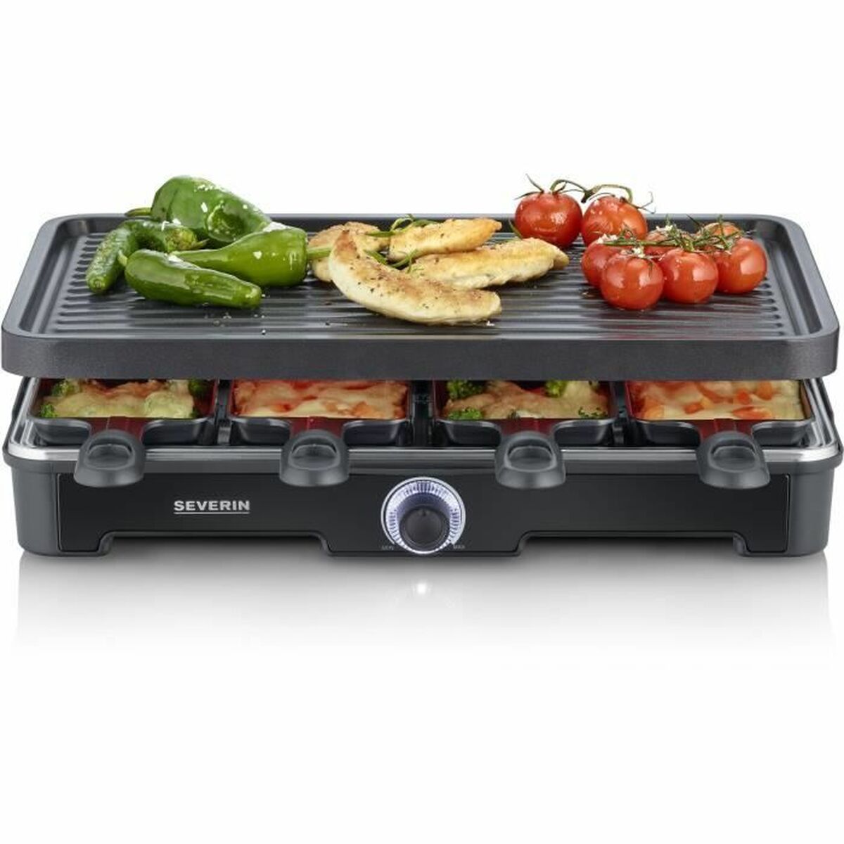 Raclette Severin Rg9670 Nero Noir 41,7 X 26,3 cm