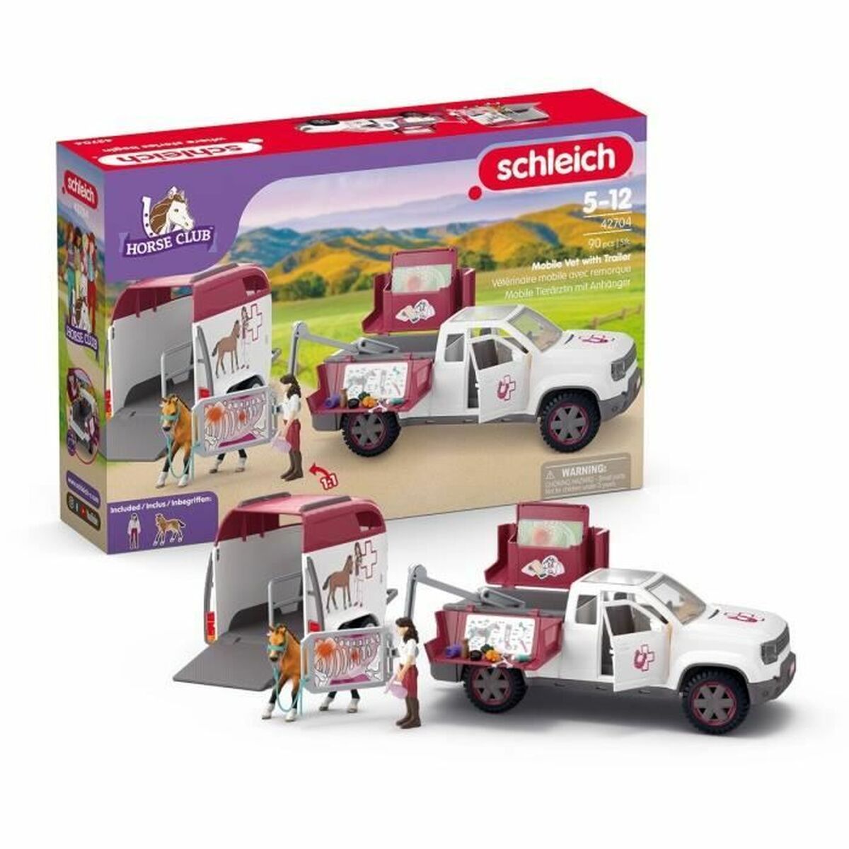Personaggi D'azione Schleich 42704 Horse Club Animali