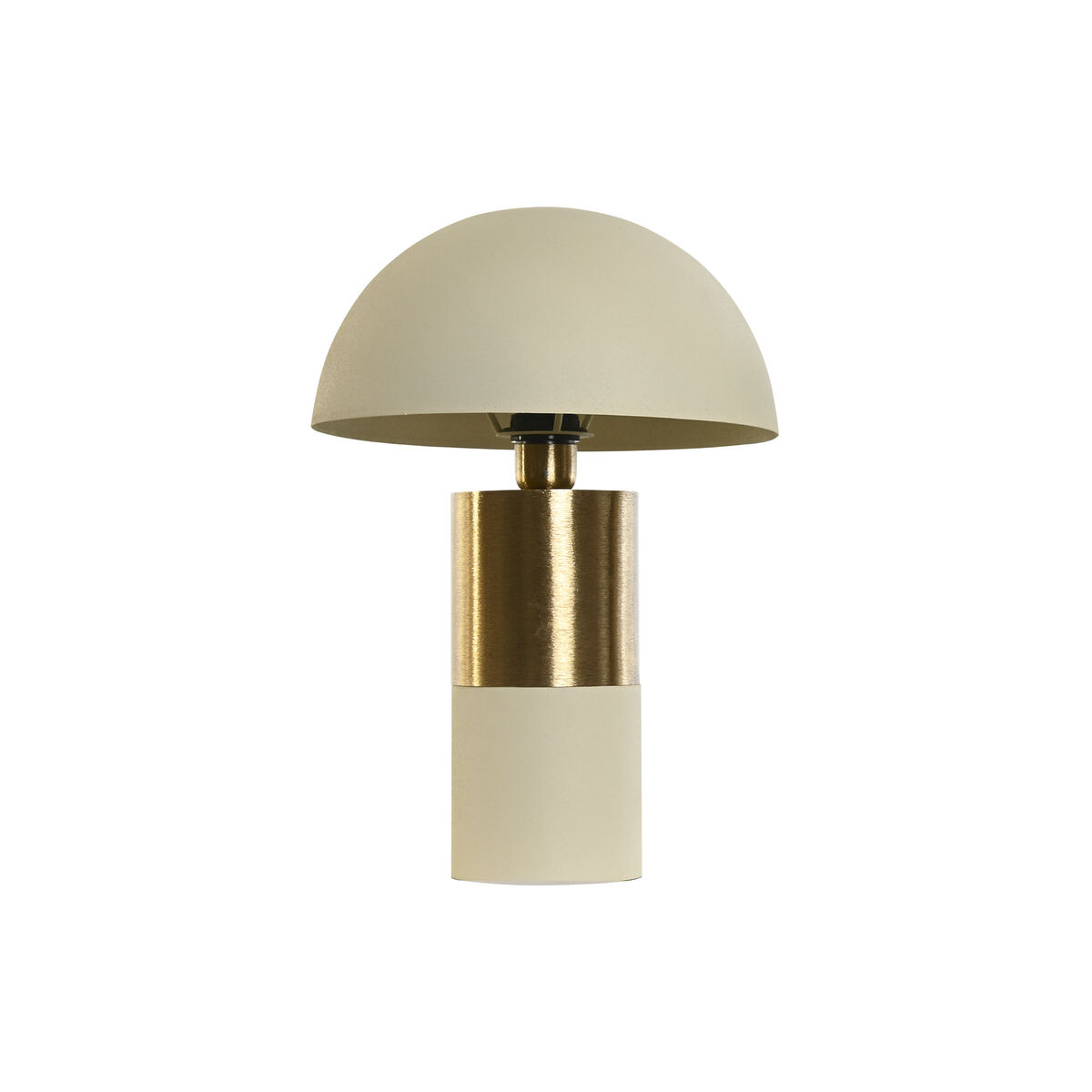 Lampada Da Tavolo Dkd Home Decor Dorato Metallo Crema Ferro 220 V 31 X 31 X 45 Cm 50 W