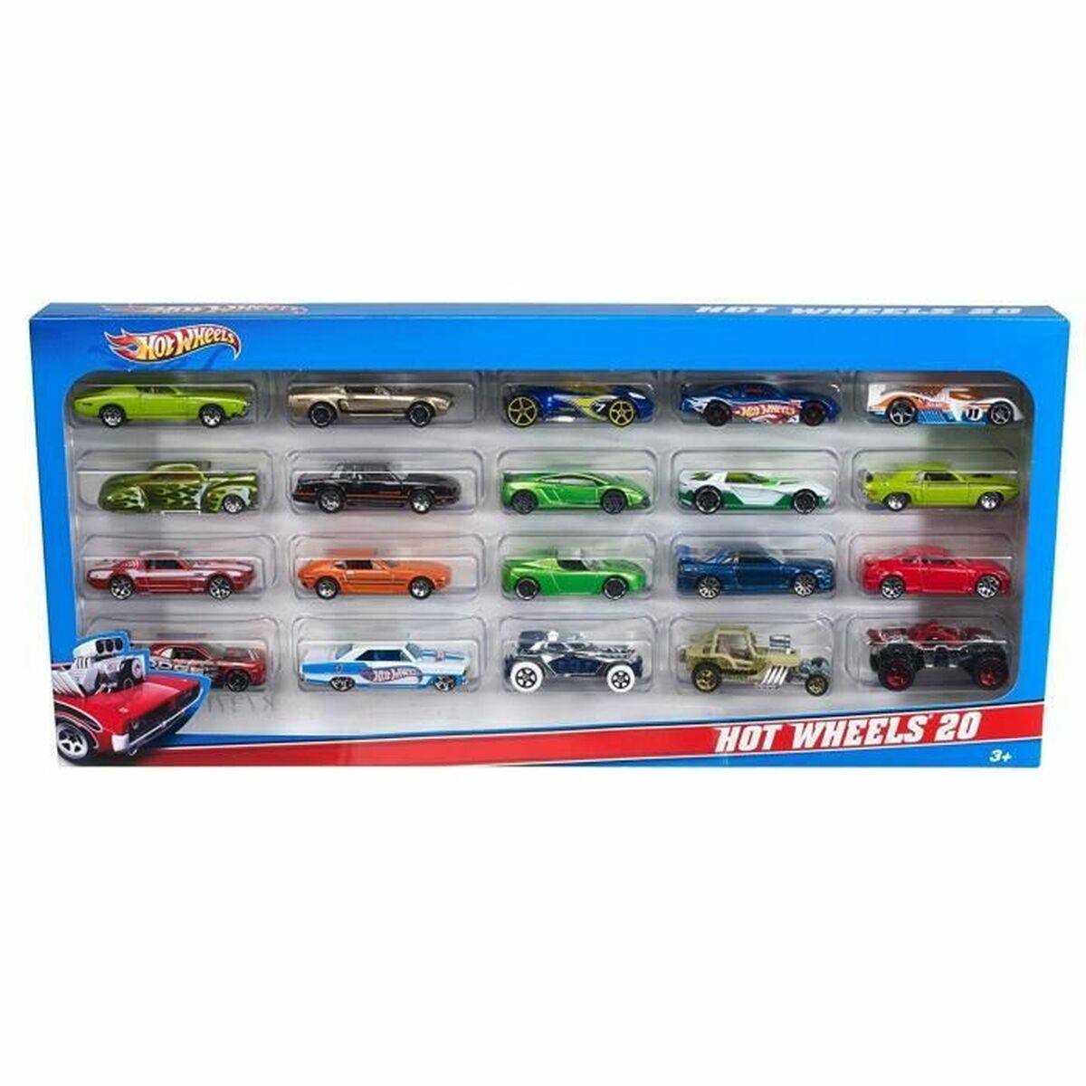 Playset Di Veicoli Hot Wheels H7045 20 Unità