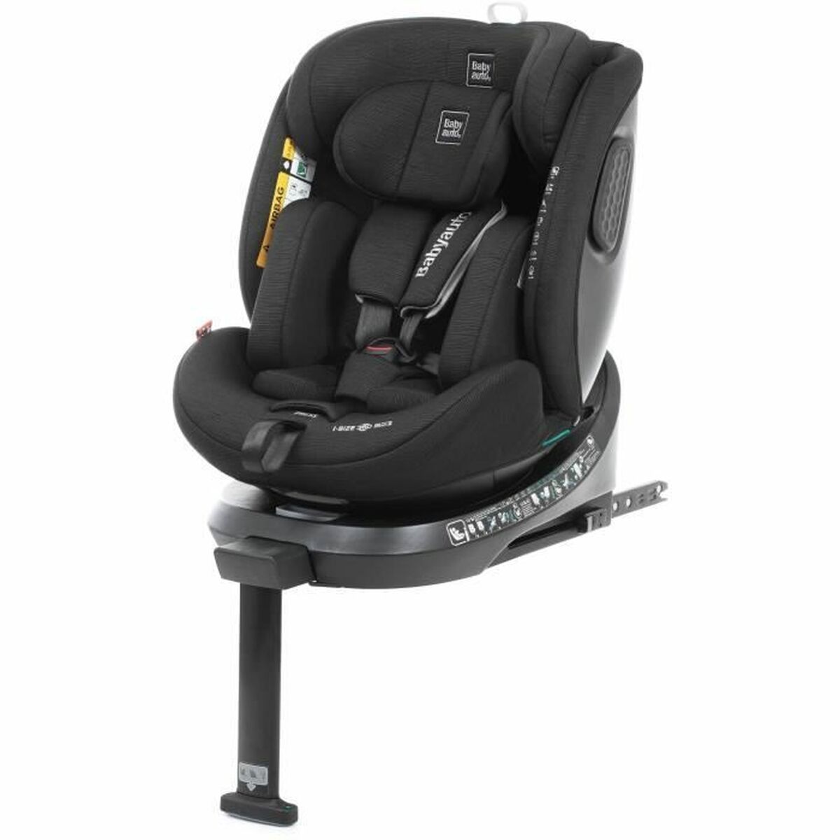 Seggiolino Auto Babyauto Core Nero 0 (de 0 A 10 Kilos) I (9 - 18 Kg) Ii (15-25 Kg) Iii (22 - 36 Kg) Per Bambini Ece R129/04