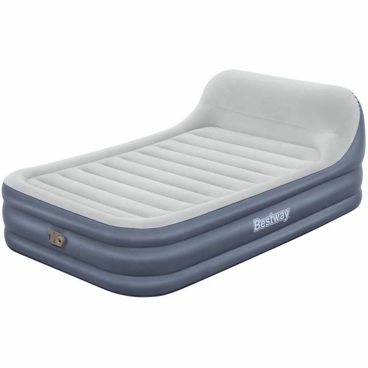 Bestway Cama Doppia Elettrica Con Testata 226x152x84 Cm Gonfiabile E Camping 67923