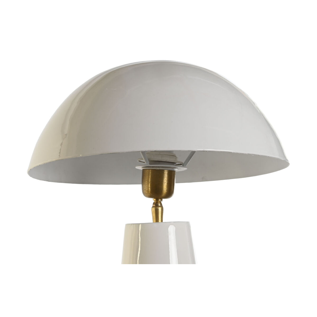 Lampada Da Tavolo Dkd Home Decor Bianco Metallo Ferro 50 W 220 V 31 X 31 X 70 cm - Image 4