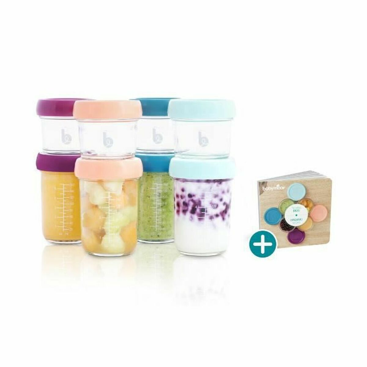 Contenitore Per Conservare Gli Alimenti Babymoov Airtight 8 Unità