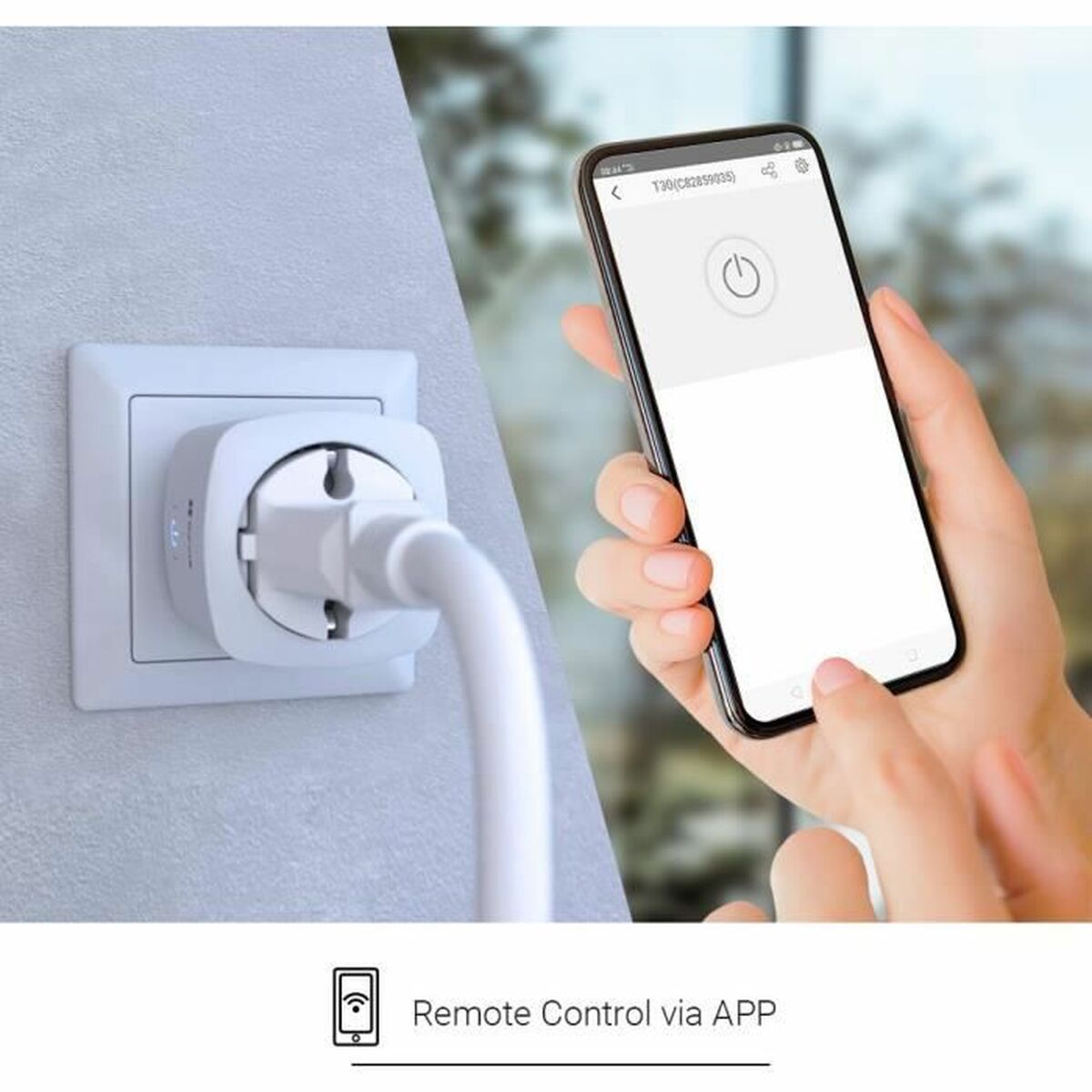 Presa Intelligente Ezviz T30 Bianco 2300 W 7 X 11 X 7 Cm 6 X 6 X 11 Cm 86 Mm 51 X 51 X 85 Cm 220 V 220-240 V - Image 4