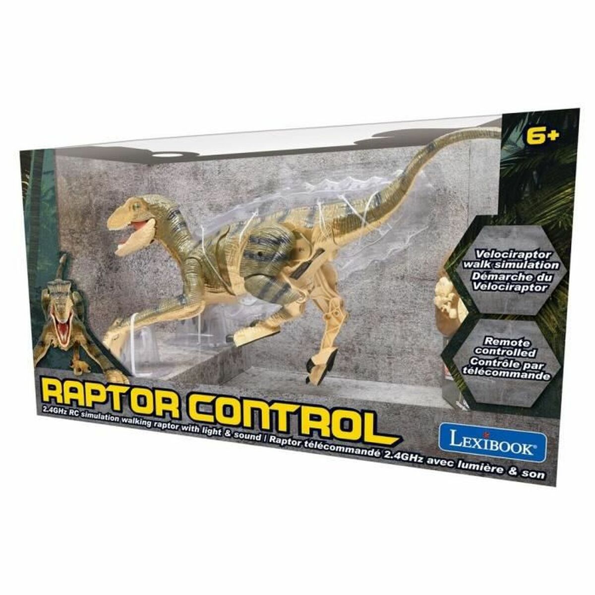 Dinosauro Lexibook Velociraptor - Remote Control Simulation (en)