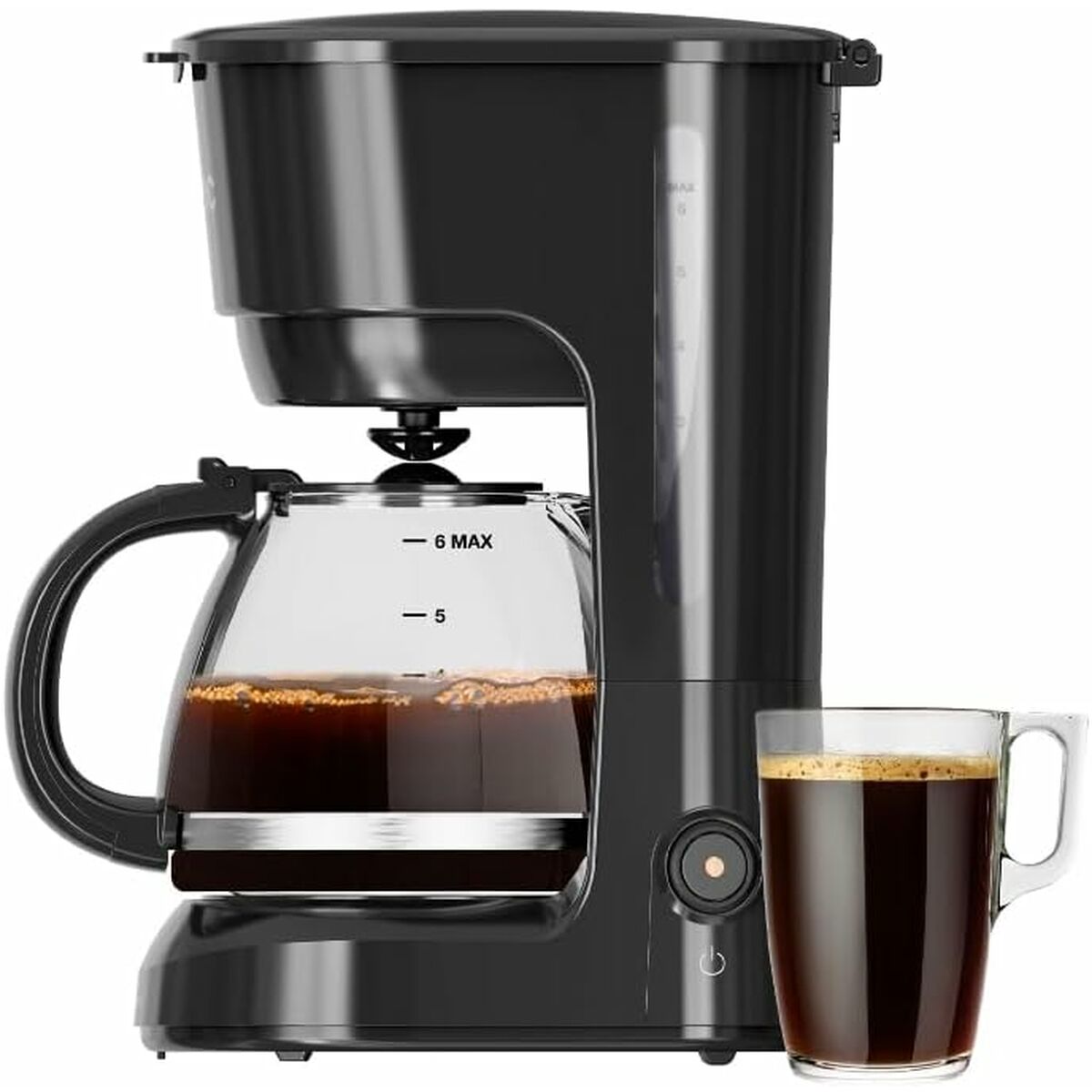 Caffettiera Americana Solac Cf4037 Nero 600 W 6 Tazze 6 Unità