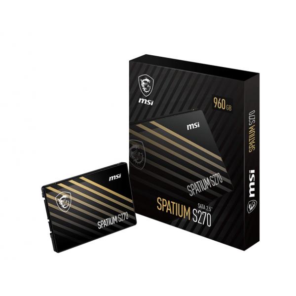 Msi Spatium S270 - Ssd - 960 Gb - Intern - 2.5" (6.4 Cm)
