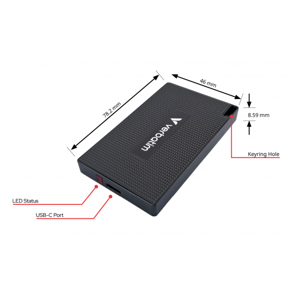 Verbatim Metal Mini - Ssd - 1 Tb - Extern (tragbar) - Image 3