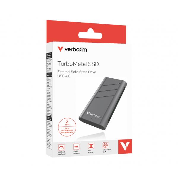 Verbatim Turbometal - Ssd - 2 Tb - Extern (tragbar)
