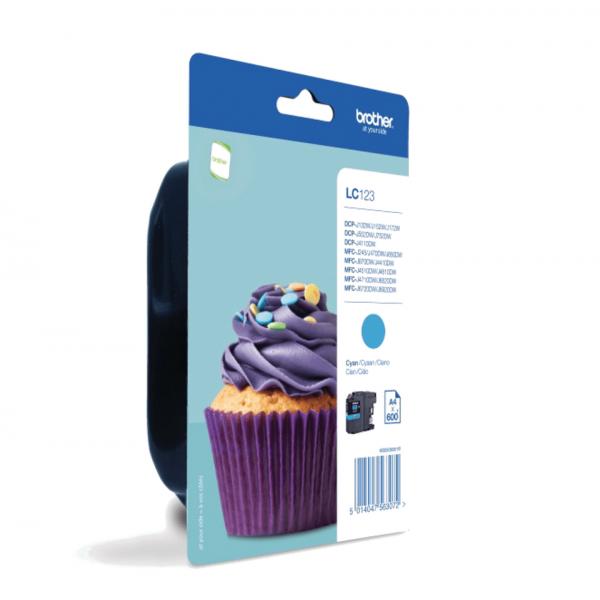 Brother Lc123c - Alto Rendimento - Ciano - Originale