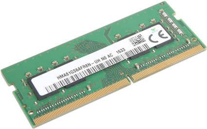Lenovo - Ddr4 - Modul - 16 Gb - So Dimm 260-Pin - 2666 Mhz / Pc4-21300 - 1.2 V - Ungepuffert - NoN-Ecc - Cru - Grün (4x70w22201)