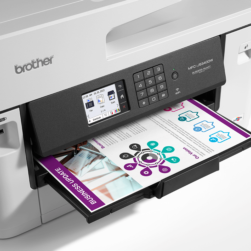 Brother MfC-J5340dw - Multifunktionsdrucker - Farbe - Tintenstrahl - A3 (medien) - Bis Zu 25 Seiten/min. (kopieren) - Bis Zu 28 Seiten/min. (drucken)