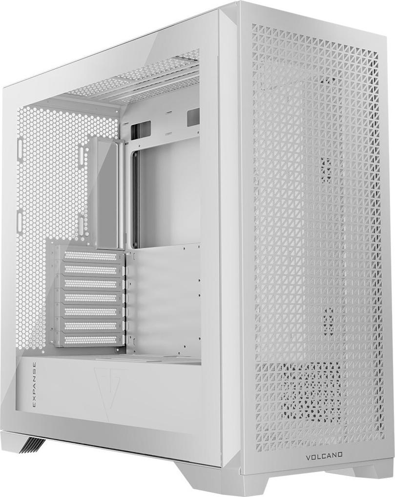 Computergehäuse Modecom Volcano Expanse T Midi White (aT-ExpansE-TG-NF-20-000000-0002)