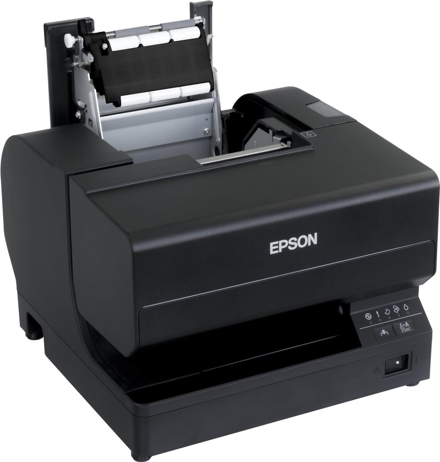 Epson Tm J7700 - Belegdrucker - Tintenstrahl - Roll (8,3 Cm), 230 X 297 Mm - Bis Zu 98 Mm/sek. - Usb 2.0, Lan - Schwarz