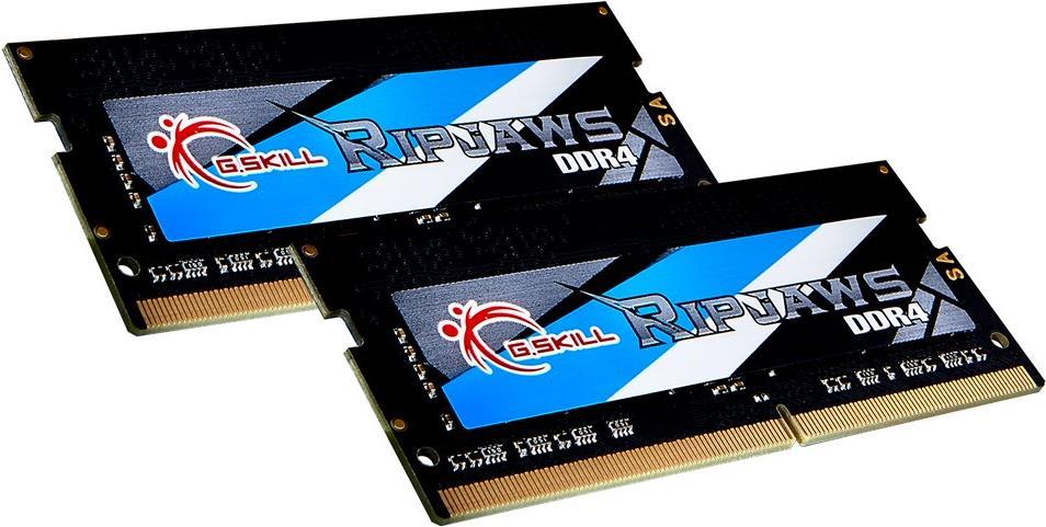 G.skill Ripjaws - Ddr4 - Kit - 16 Gb: 2 X 8 Gb - So Dimm 260-Pin - 3200 Mhz / Pc4-25600 - Cl22 - 1.2 V - Ungepuffert - NoN-Ecc (f4-3200c22D-16grs)