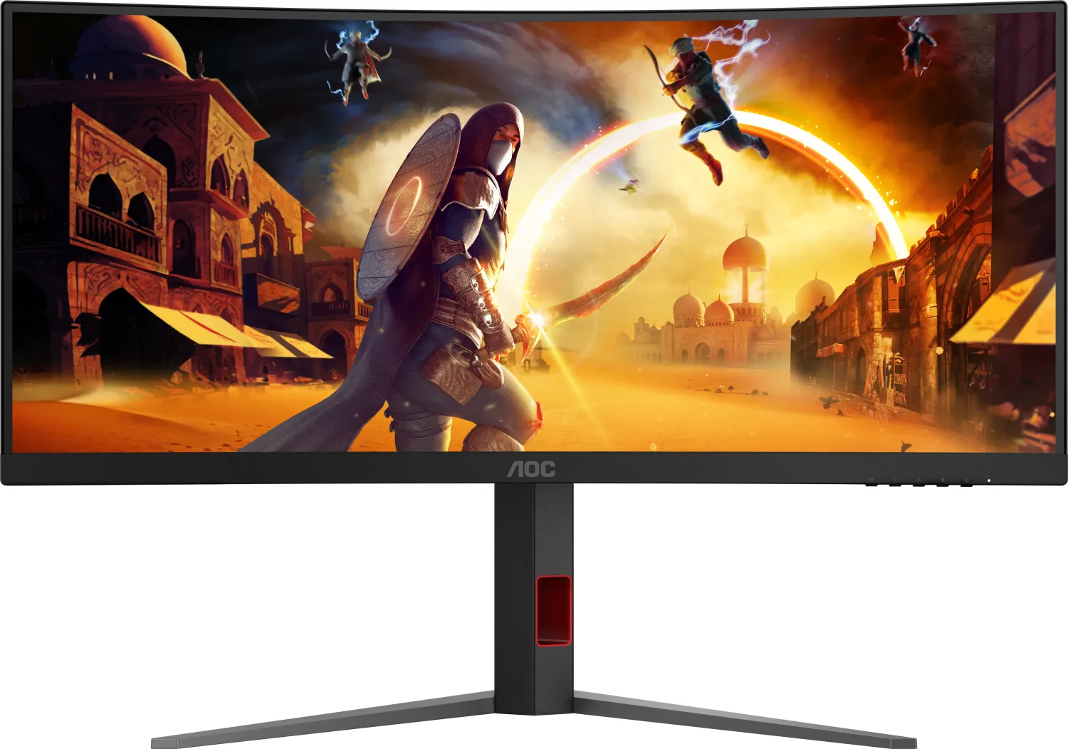Aoc 86.4cm 34" Cu34g4z 21 09 2xhdmi+2xdp+usb Blackred - Flachbildschirm (tft/lcd) - 34" (cu34g4z)