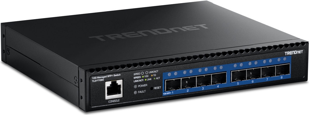 Trendnet 8-P0rt 10g Layer 2 Managed - Switch - 8-Port (tl2-F7080)